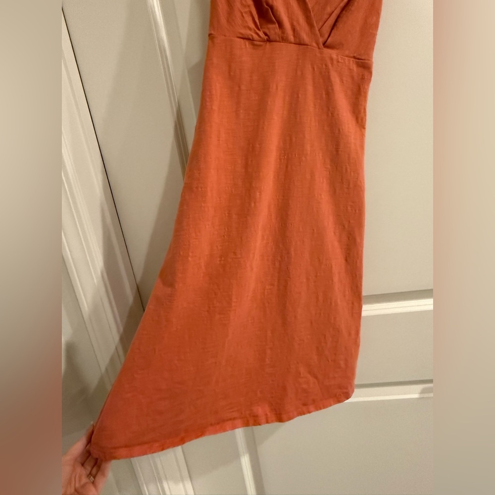 Patagonia Organic Cotton Amber Dawn Dress-Coral Orange - Picture 7 of 10